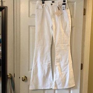 Brand new white flare jeans